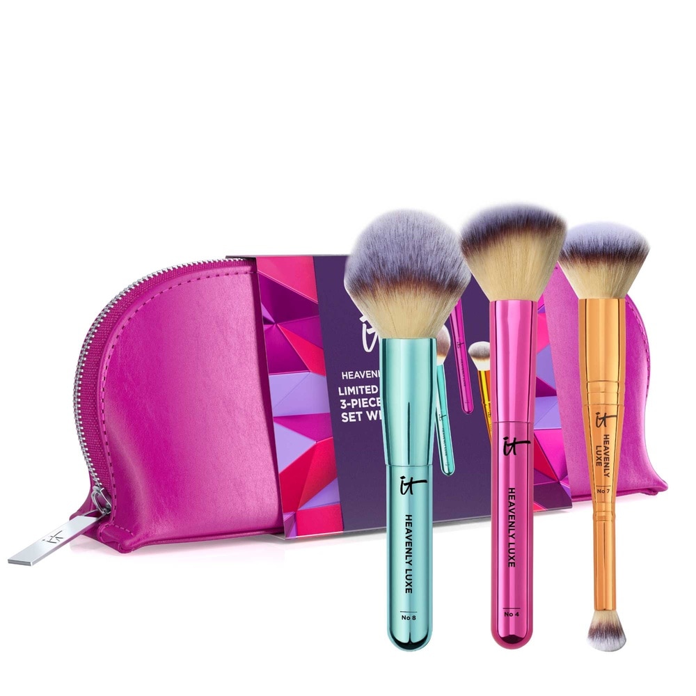 It Cosmetics Heavenly Luxe Coffret Pinceaux Maquillage + Trousse