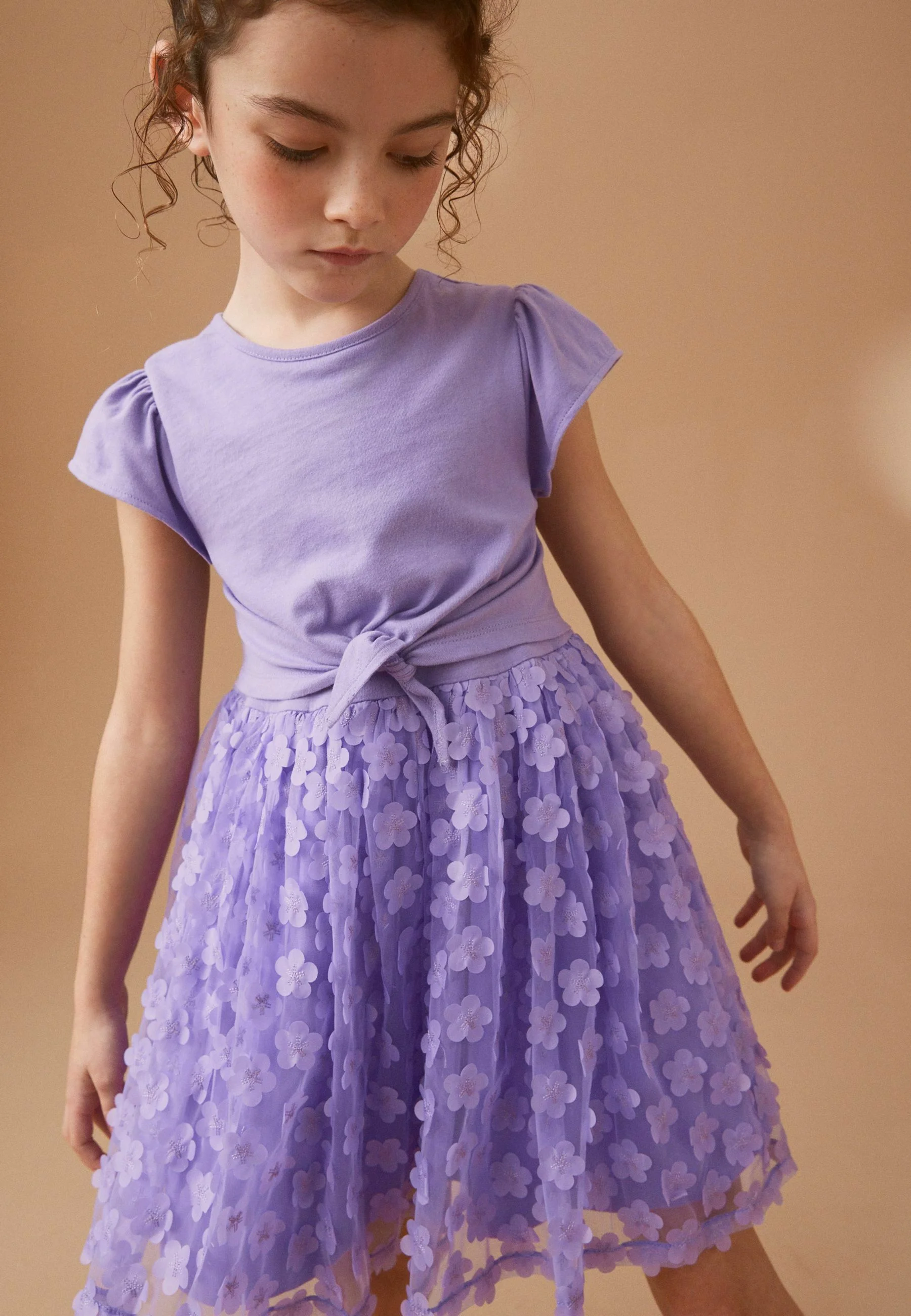 Siguiente 3D FLORAL REGULAR FIT - Vestido elegante