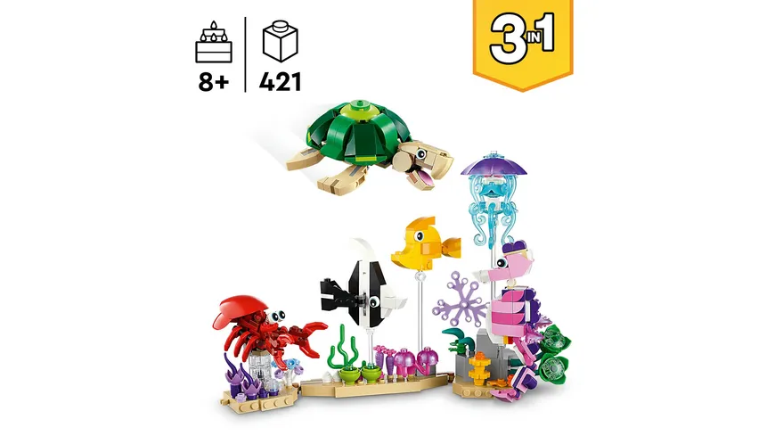 LEGO Creator 3in1 31158 Meerestiere