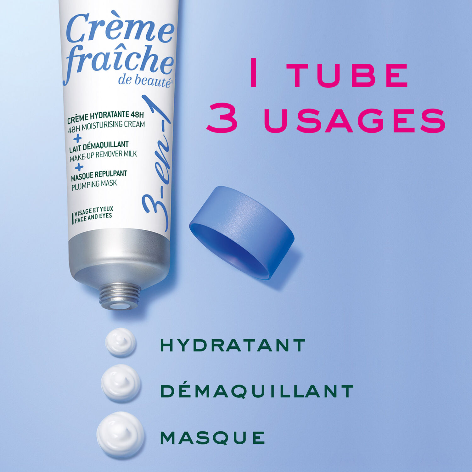 Nuxe Crème Concentrée 3-en-1 Crème Fraîche® de Beauté - Toutes peaux - 100ml