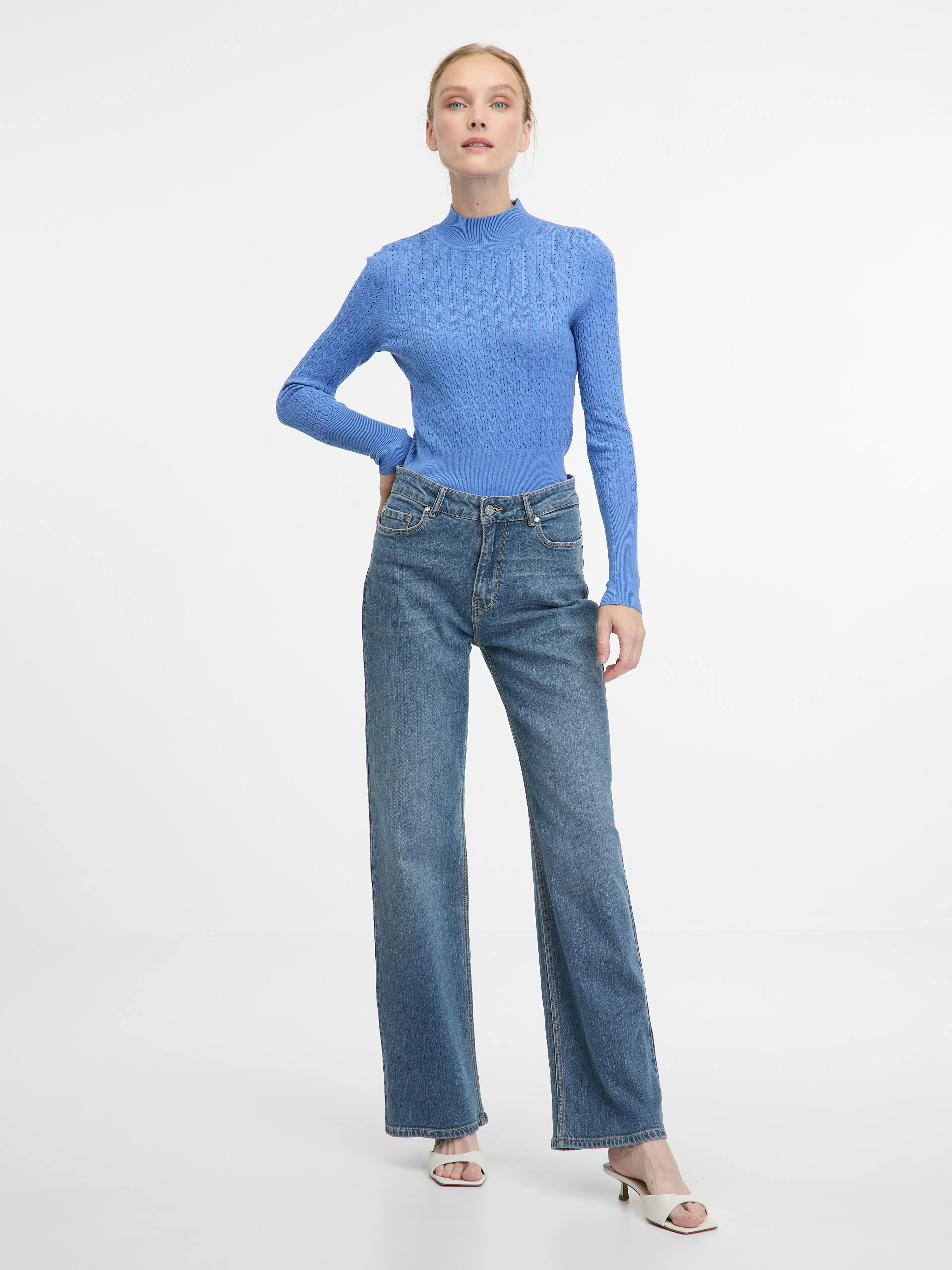 Blauer Damenpullover ORSAY