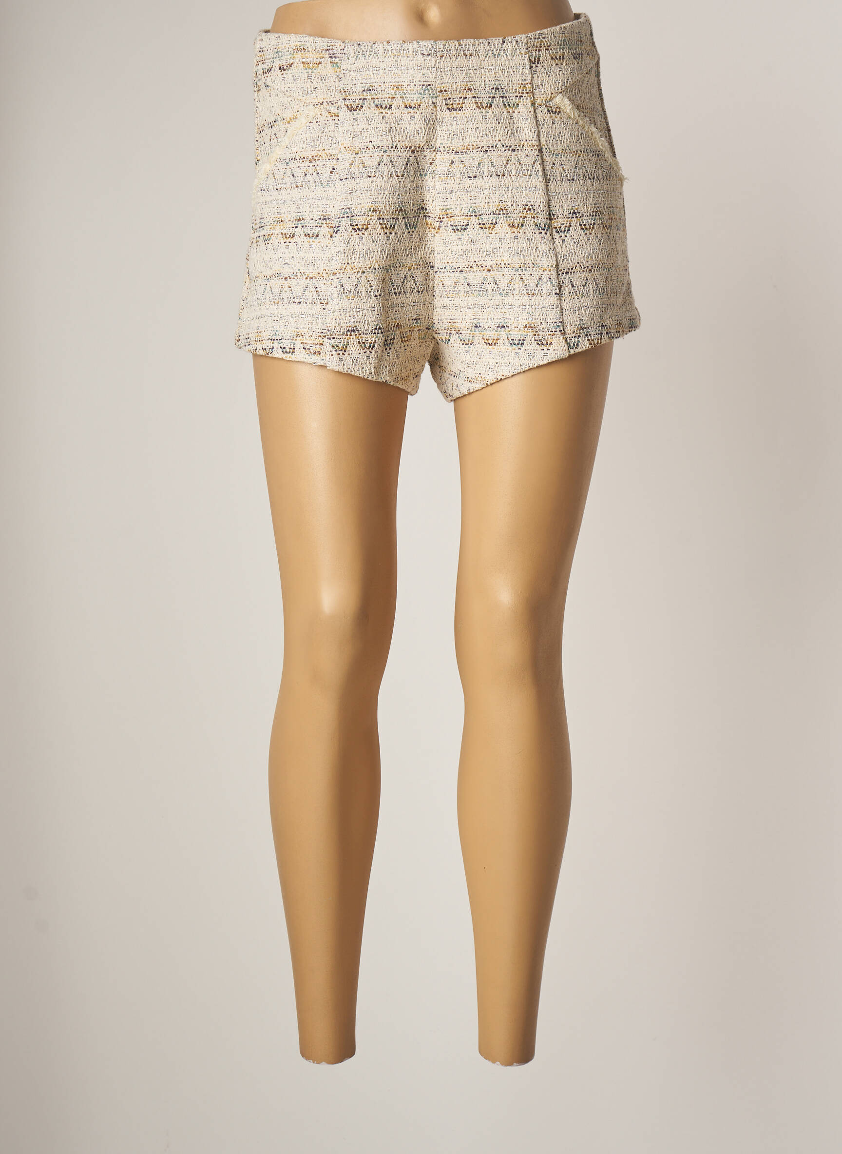 Grace Mila Shorts 1 Femme couleur beige