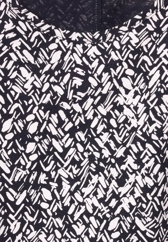 CECIL Shirt mit Minimalmuster