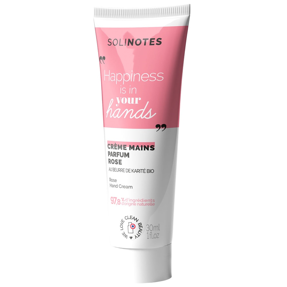 Solinotes Rose Crème Mains 30ml Crème mains