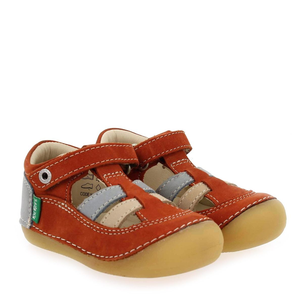 Kickers  SUSHY BOY - Terracotta gris