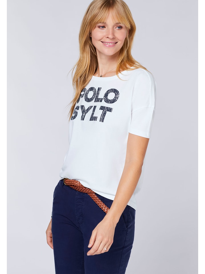 Polo Sylt Shirt in Weiß günstig kaufen
