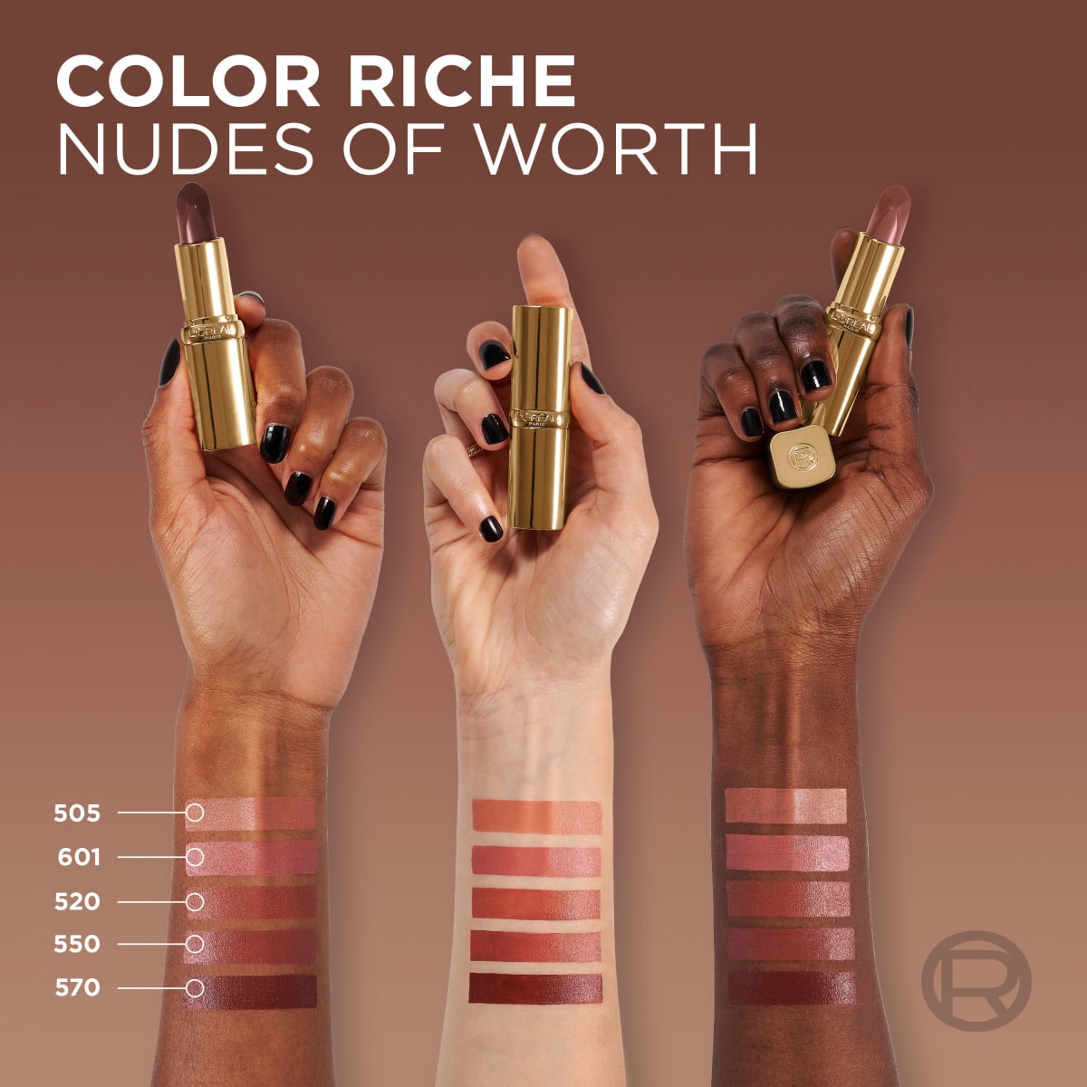 Lippenstift Color Riche Satin Nude 550 Nu Unapologetic, 4,7 g