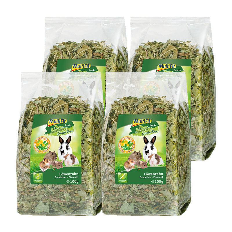 MultiFit Snacks MultiFit Grain Free Kräuter 4er Set Löwenzahn 4x100 g