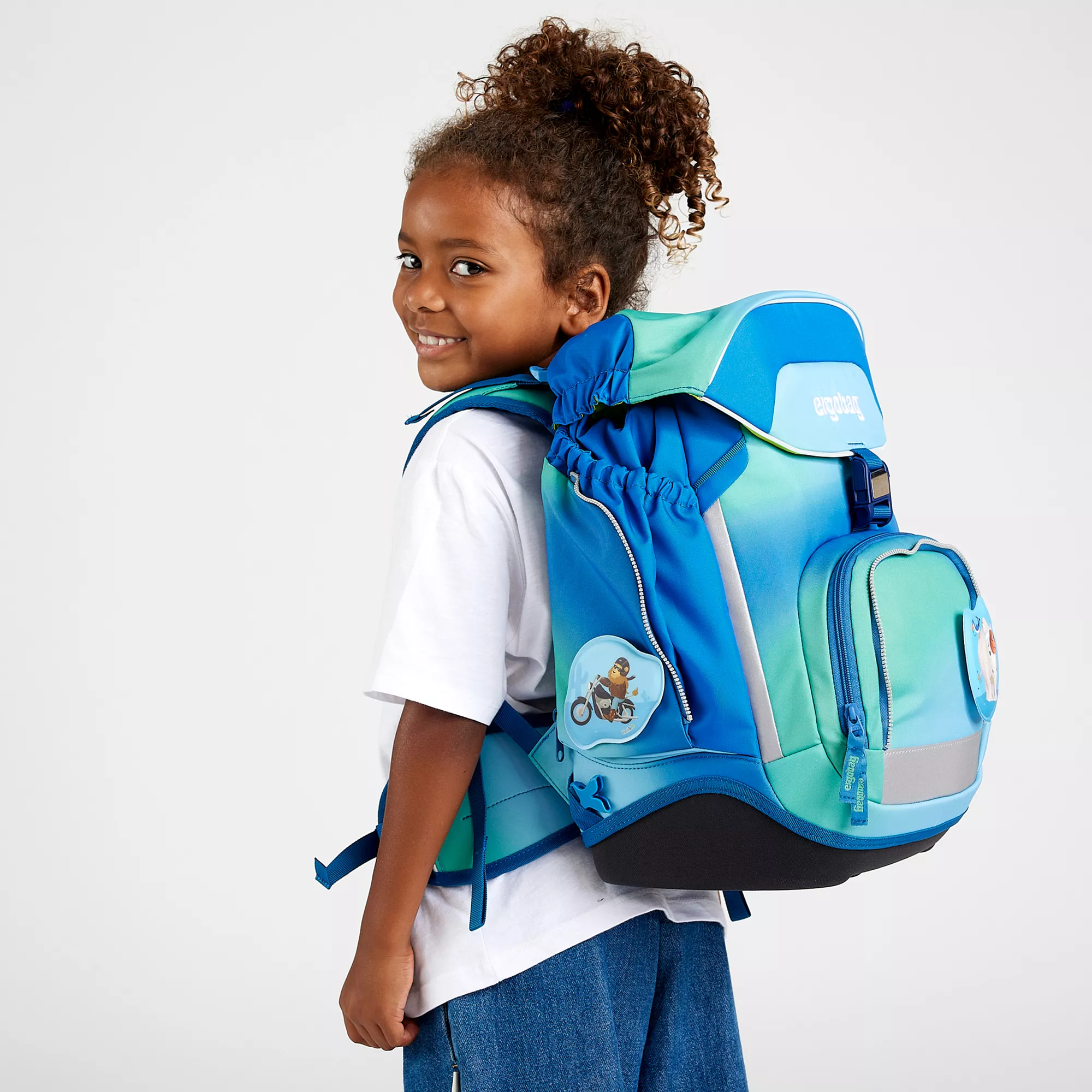 ergobag Schulrucksack-Set DschungelfieBär