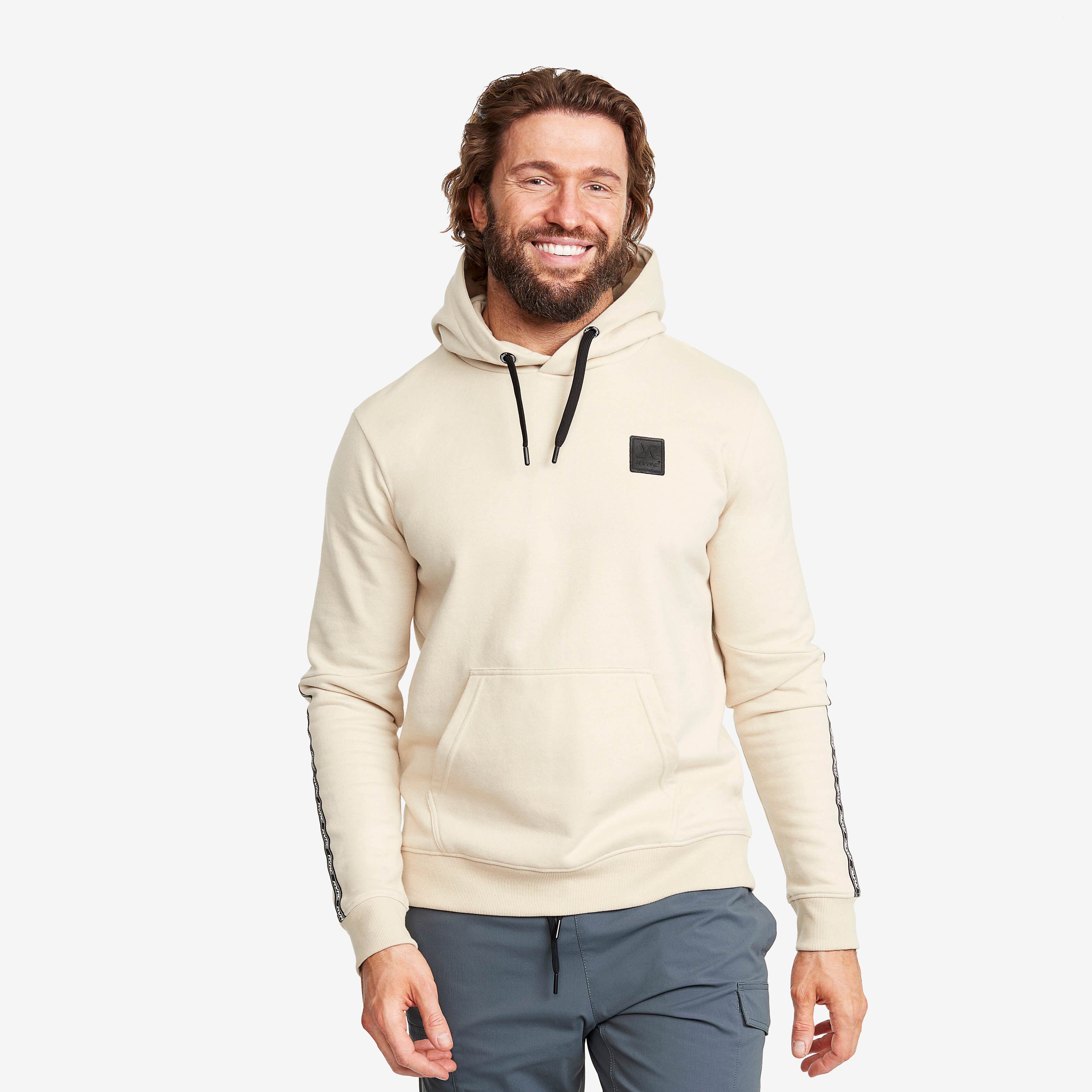 Lounge Logo Hoodie Homme Oatmeal