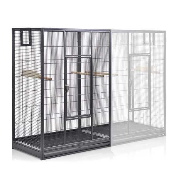 Montana Cages Käfige & Volieren Montana Cages Voliere Anbaukit Melbourne dunkelgrau