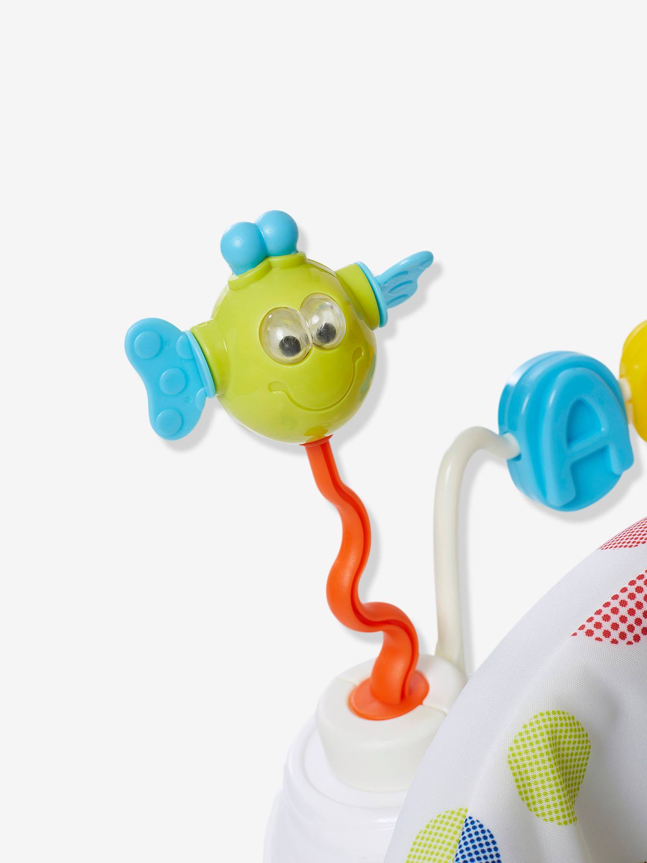 Vertbaudet 2-in-1 Baby Lauflernhilfe TROTT&POUSS, mitwachsend - weiß bedruckt