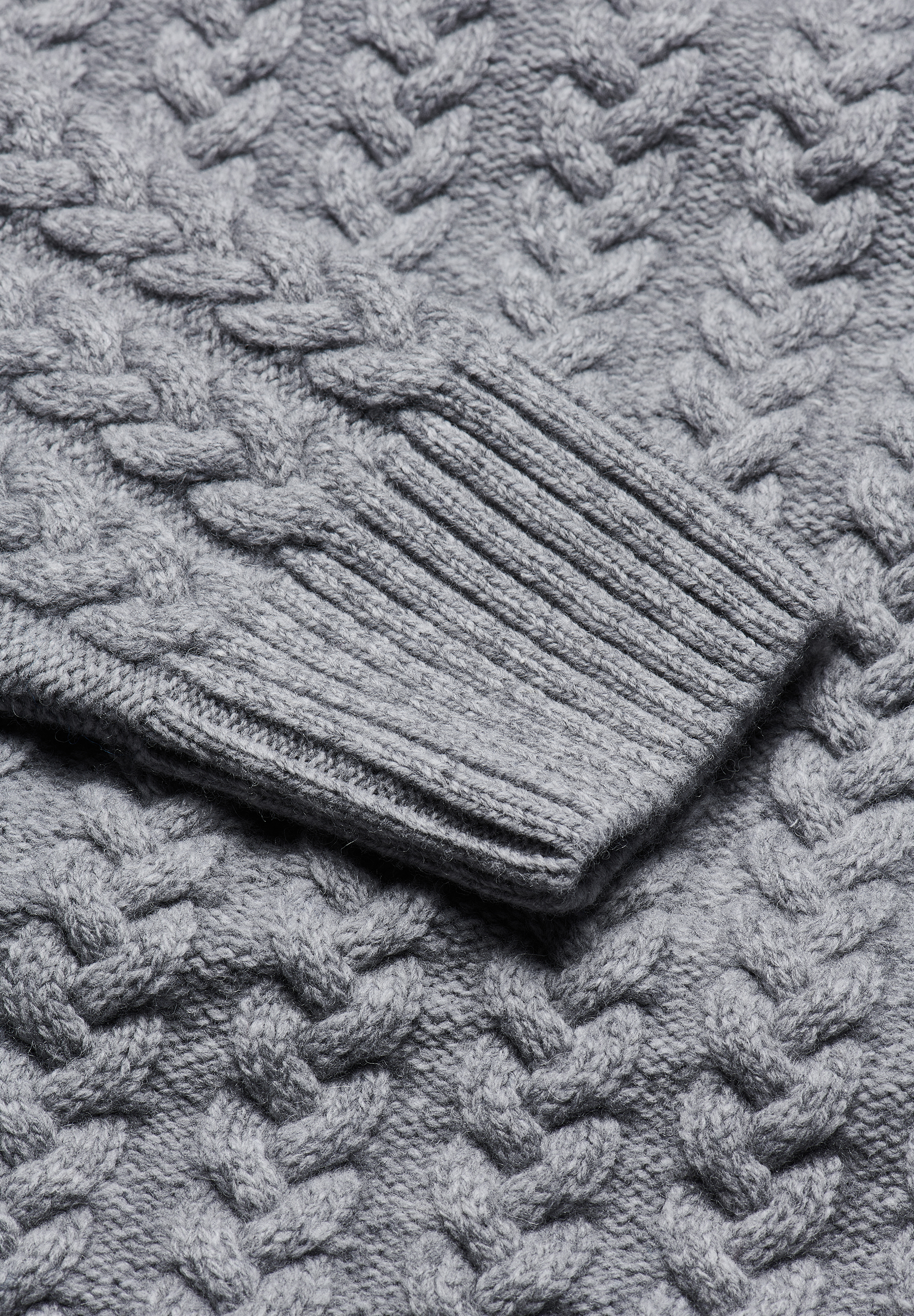 Pullover Relaxed Fit aus Bio-Woll Mix