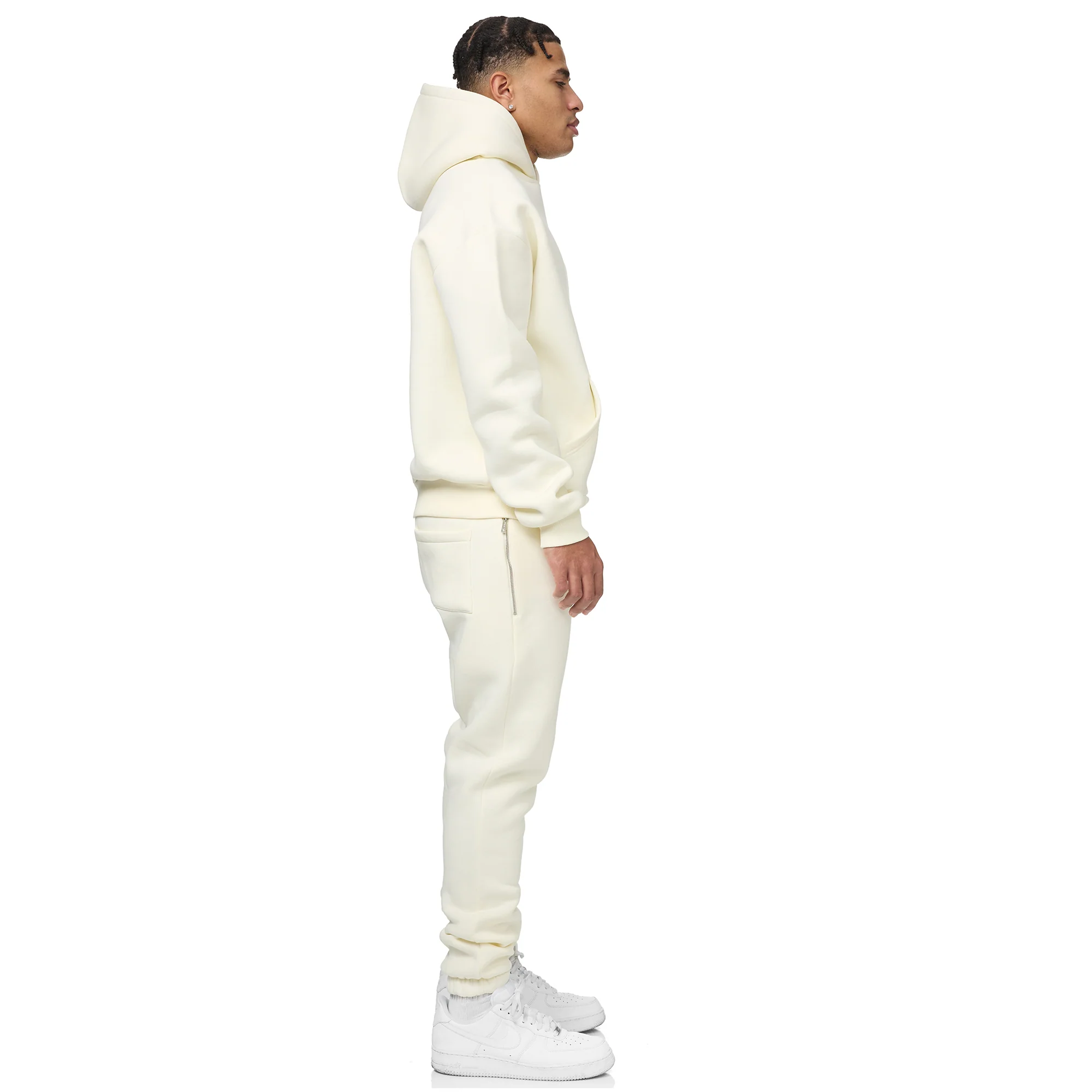 CREAM VADITIM BASIC HOODIE