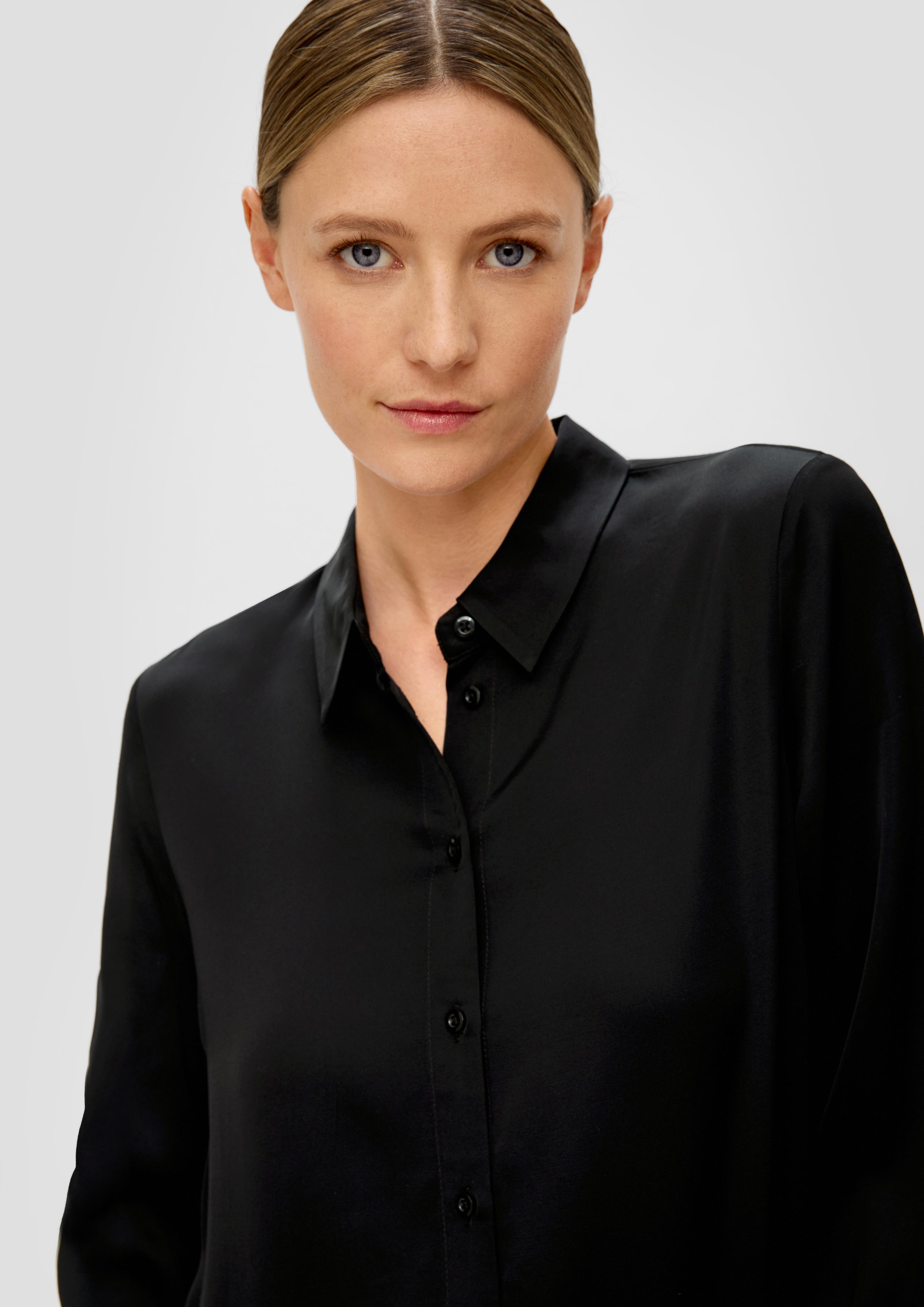 Satinbluse aus reiner Viskose  2139281-9999