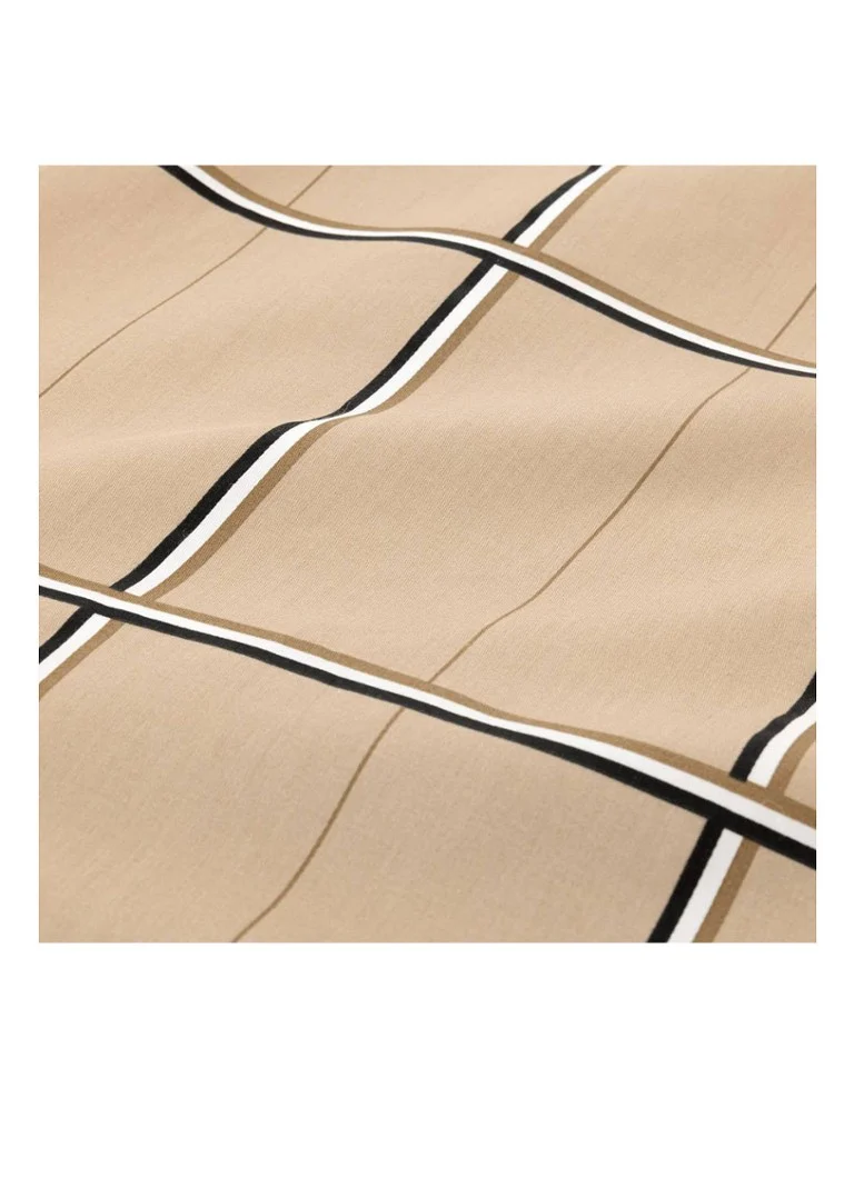 Copripiumino in raso a quadri HUGO BOSS - 80 fili/cm² - federe non incluse
