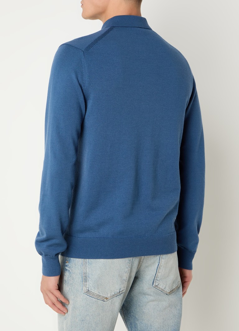 Fred Perry regulāra piegriezuma polo krekls no vilnas maisījuma ar izšuvumu no logotipa