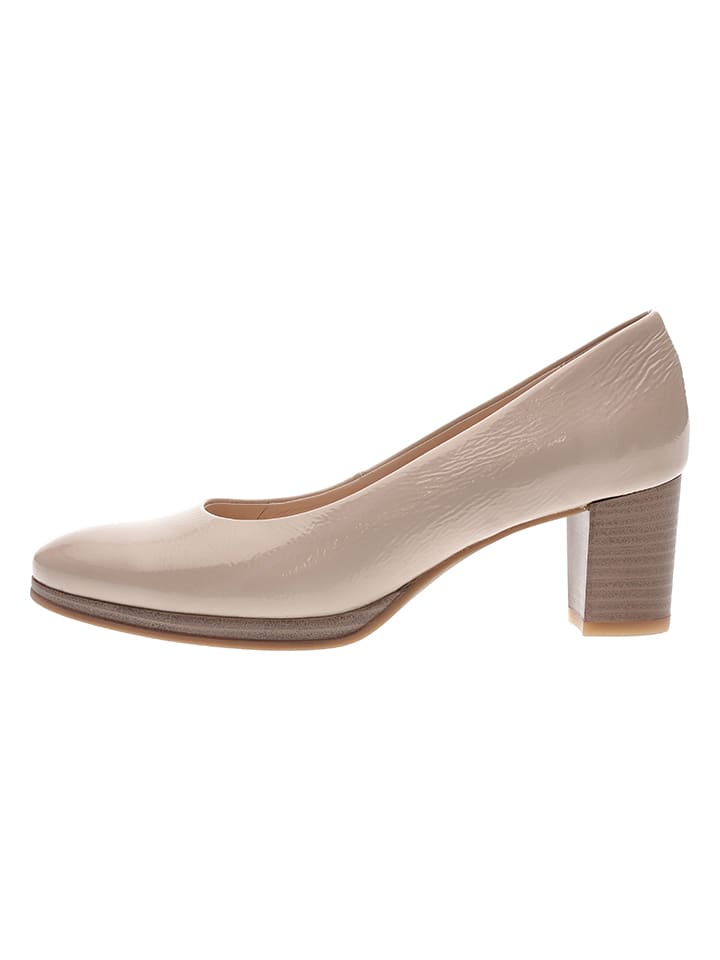 Ara Shoes Leder-Pumps in Beige günstig kaufen