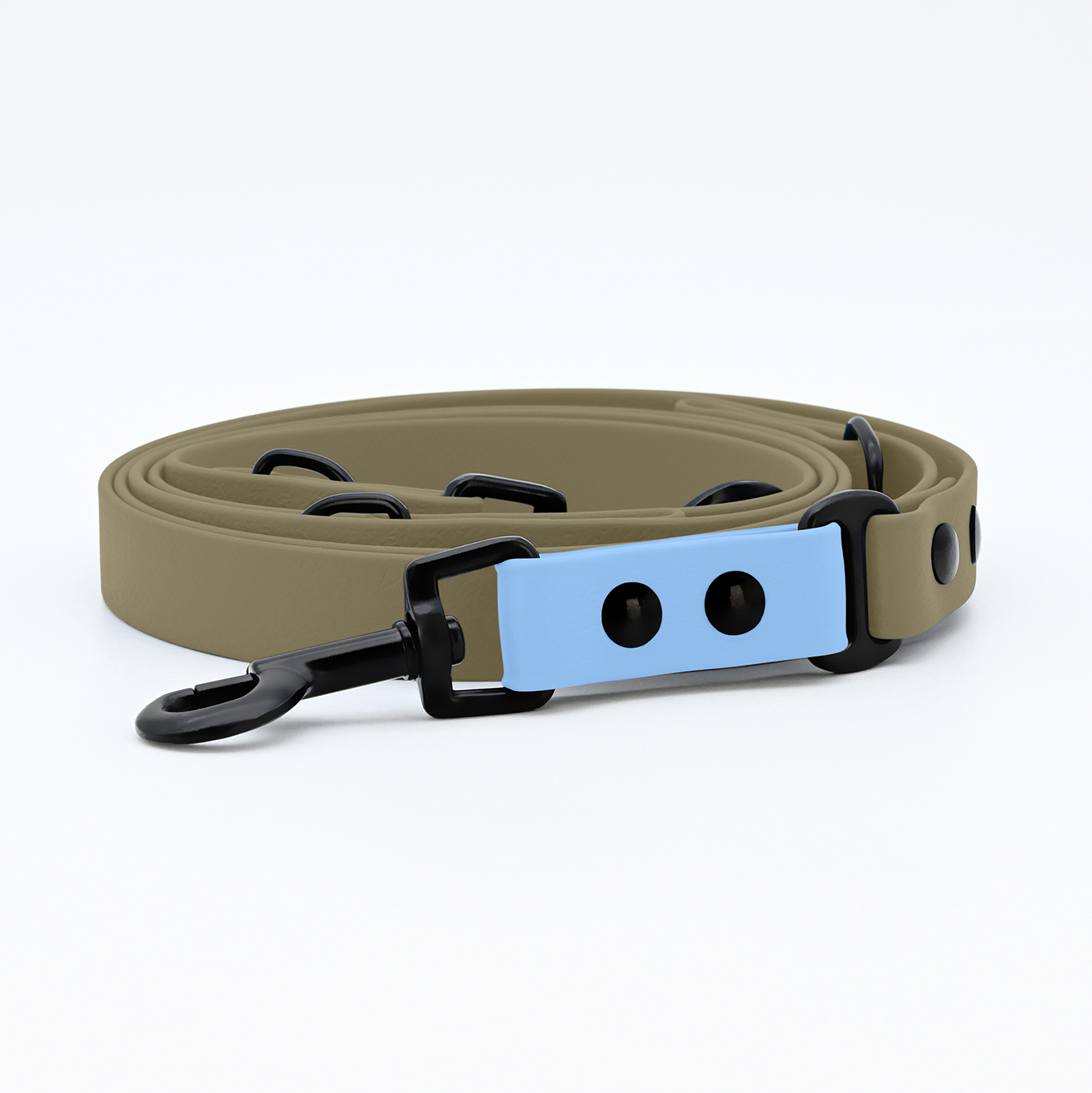 THE DOG IDEA Hundeleinen THE DOG IDEA Biothane Hundeleine Beige hellblau