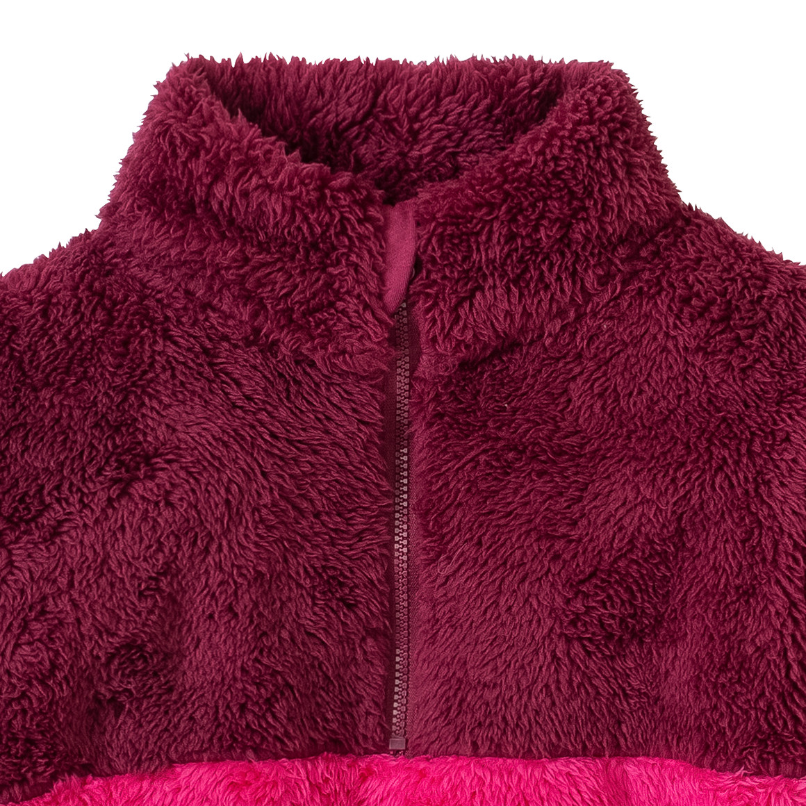 Mädchen Kuschelpullover aus Teddyplüsch