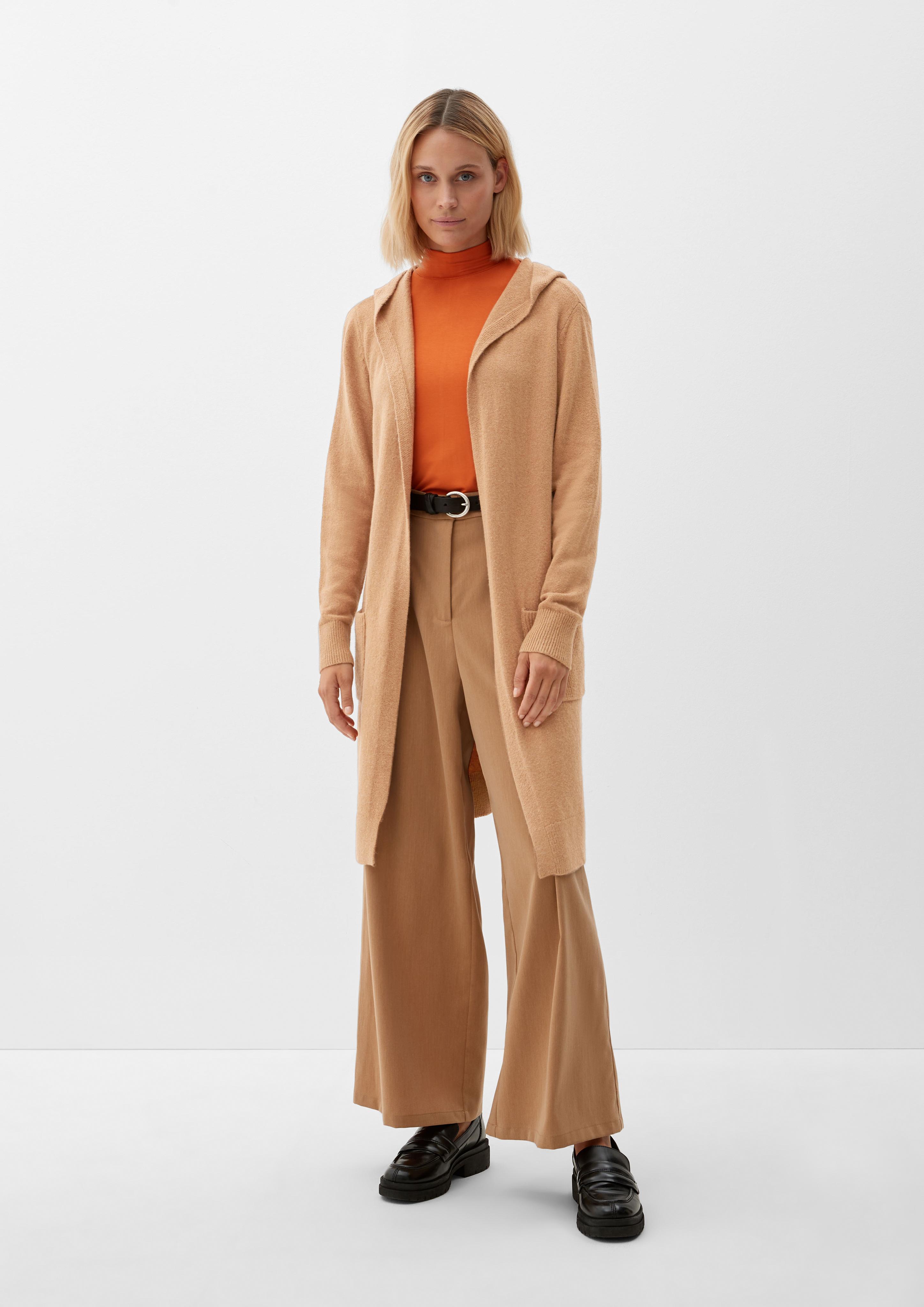 Long-Cardigan mit Kapuze  2118908-84W5