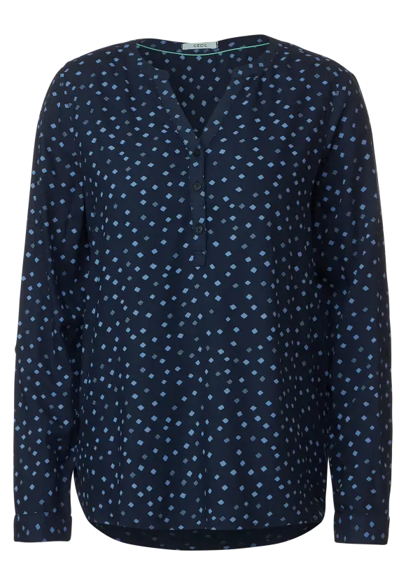 CECIL Bluse mit Punktemuster