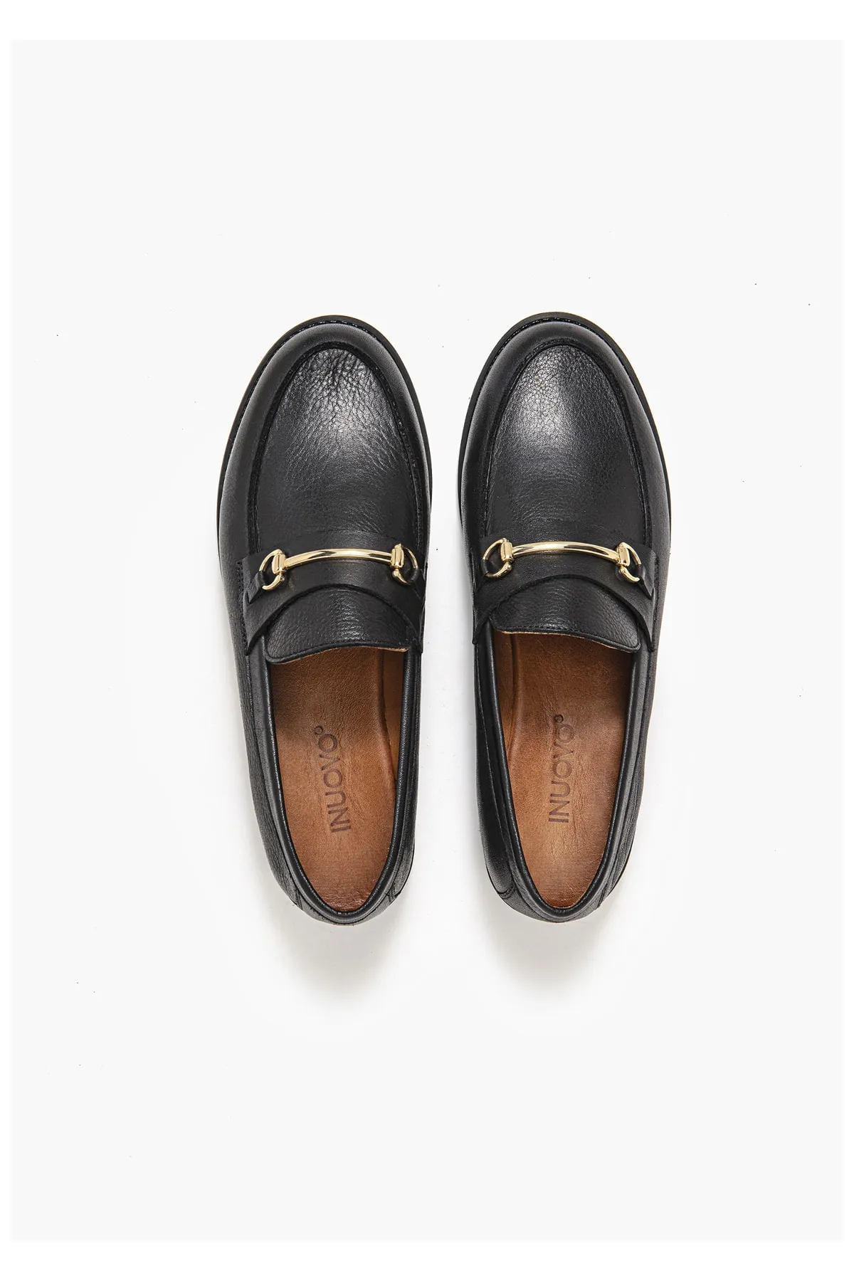 INUOVO  Flacher Schuh - Schwarz - Blockabsatz