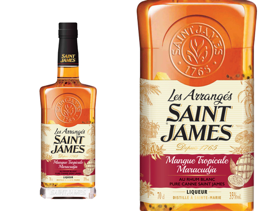 Rhum Saint-James Arrangé Mangue Tropicale Maracuja