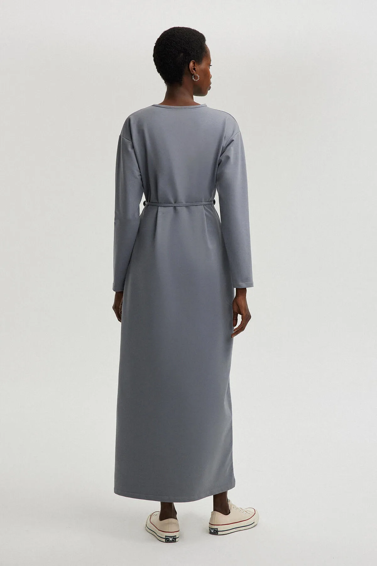 Touché Privé  Kleid - Grau - A-Linie