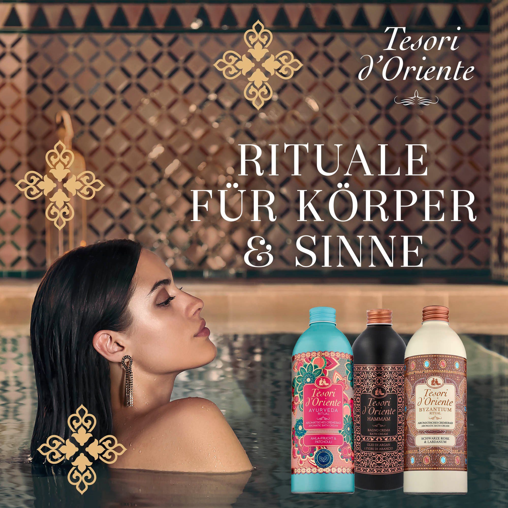 Tesori d´Oriente Duft-Set Geschenkset Ayurveda Cremedusche Cremebad Eau de Toilette Duft