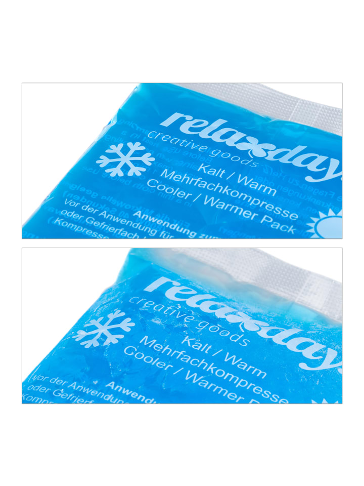relaxdays 4 x Kühlpad in Blau günstig kaufen onesize