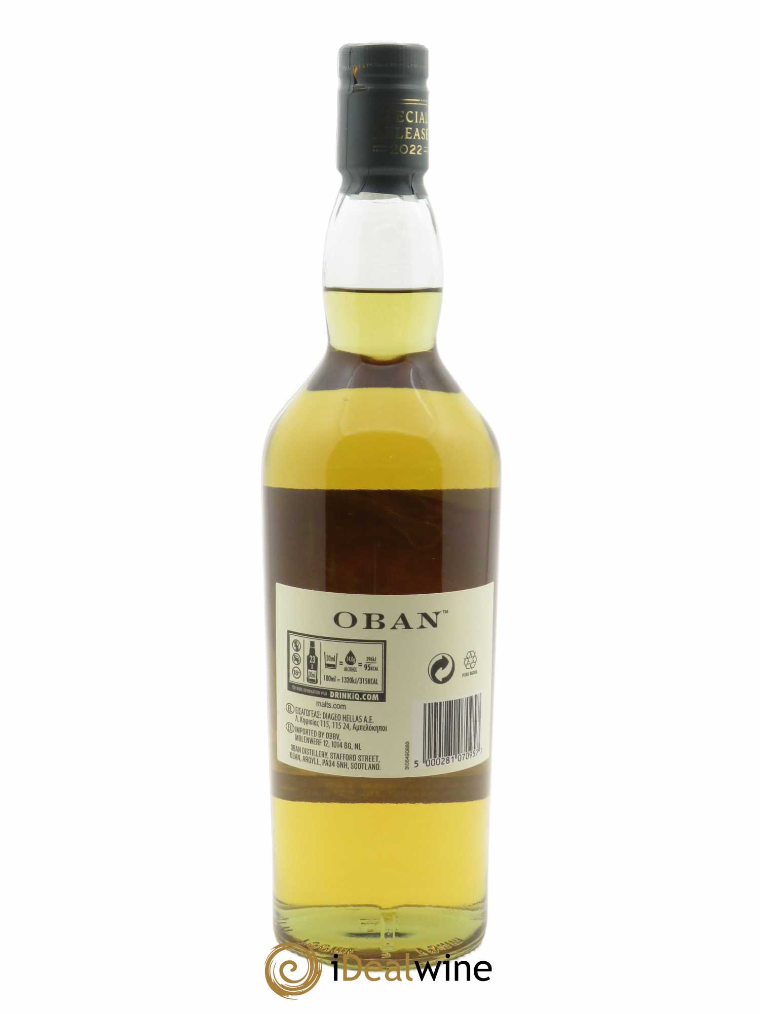 Whisky Oban 10 ans Special Release 2022 (70cl)  - Lot de 1 Bouteille