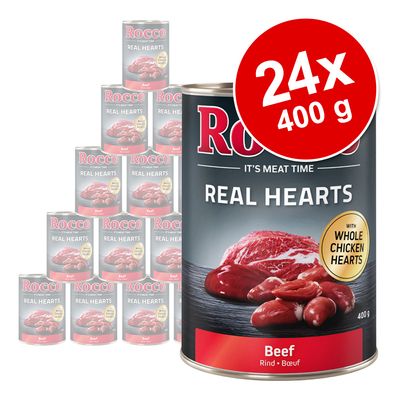 Sparpaket Rocco Real Hearts 24 x 400 g