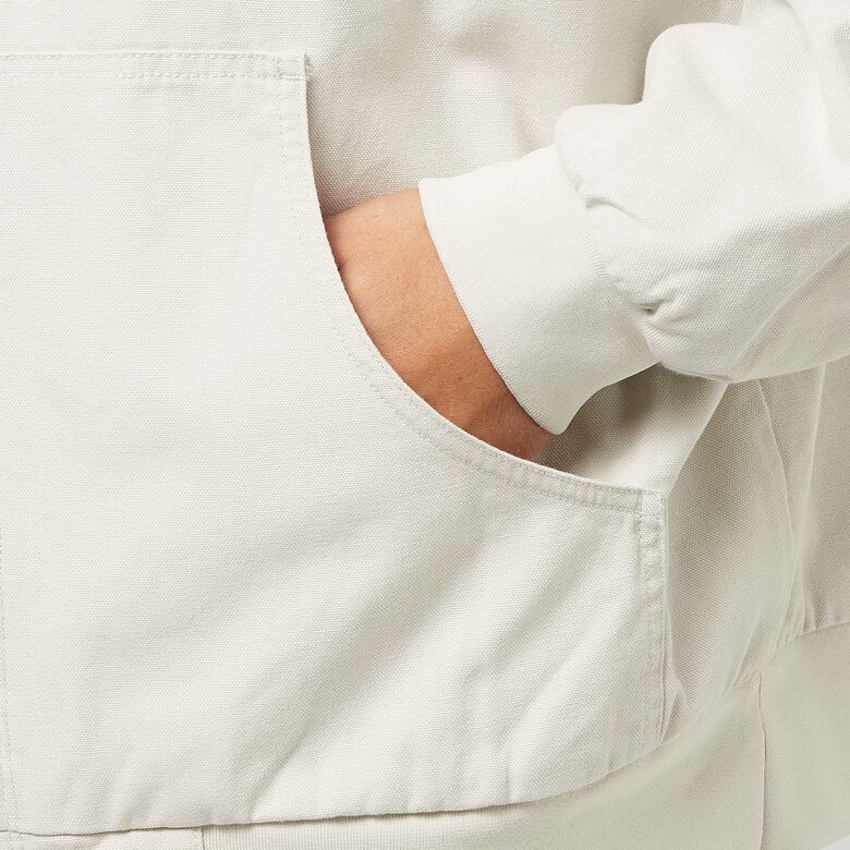 NIKE Life Padded Hooded Jacket light bone/white