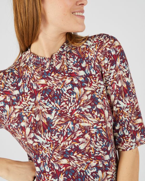 Tee-shirt fibres viscose stretch Lenzing(TM) EcoVero(TM)