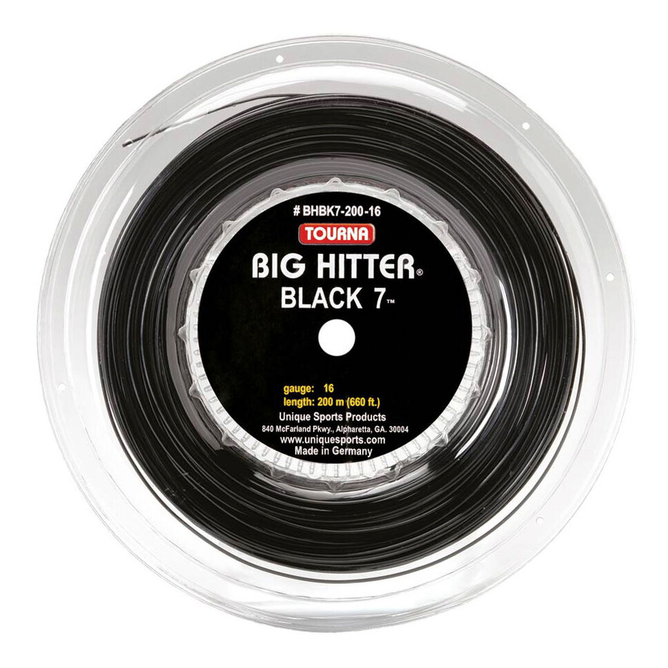 Big Hitter 7 Saitenrolle 220m - Schwarz