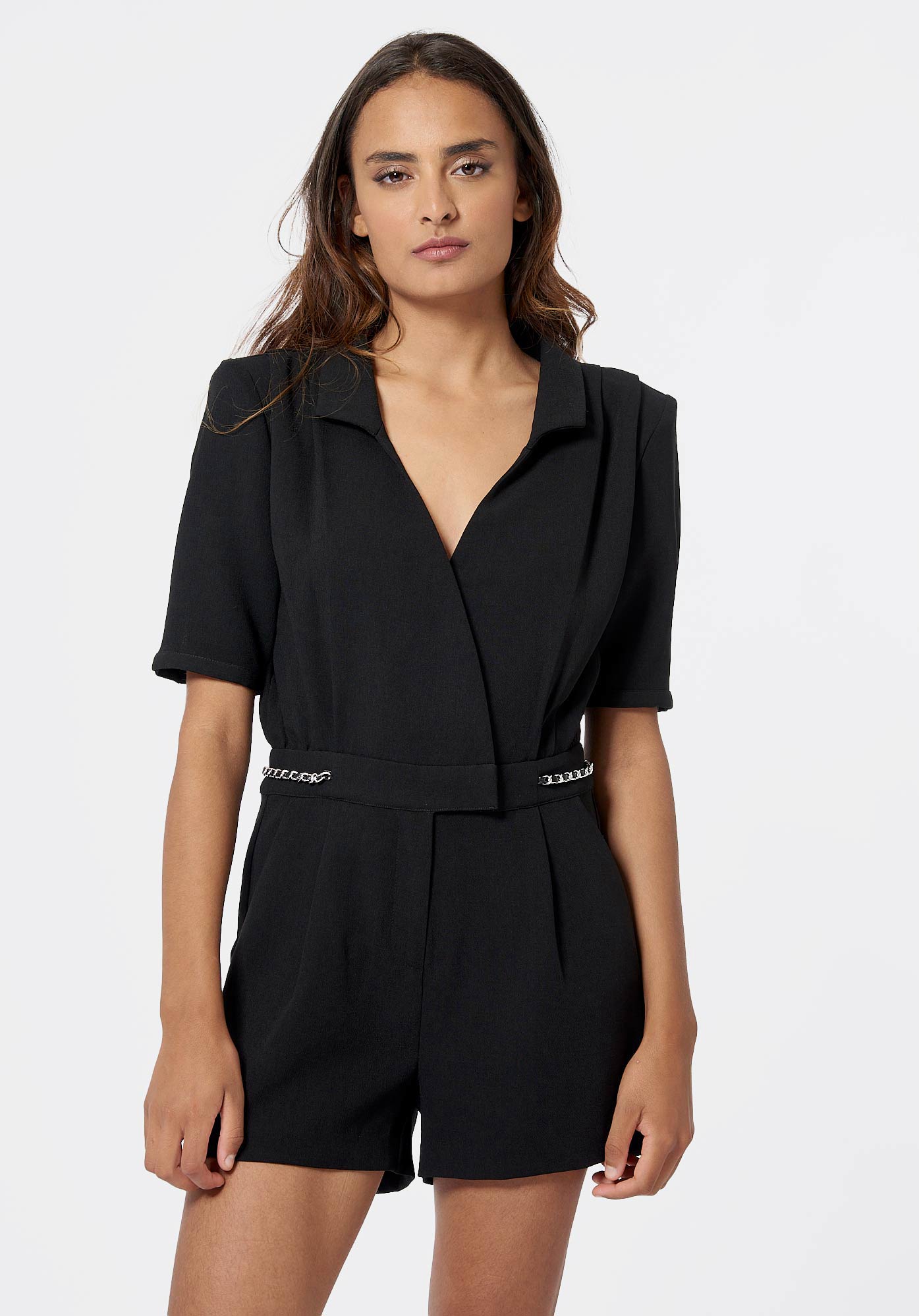 DELTA  Combishort noire Femme