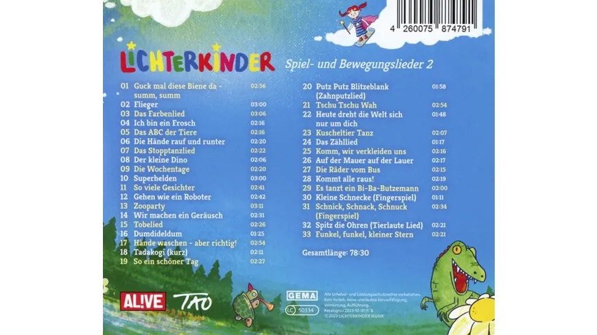 Spiel- und Bewegungslieder 2