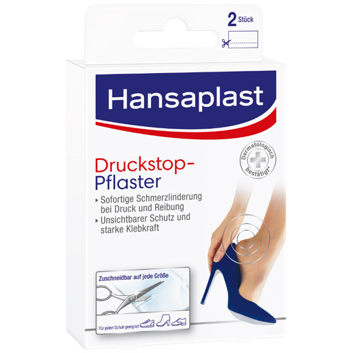 HANSAPLAST Druckstopp transparent.Schutzpolster  2 St