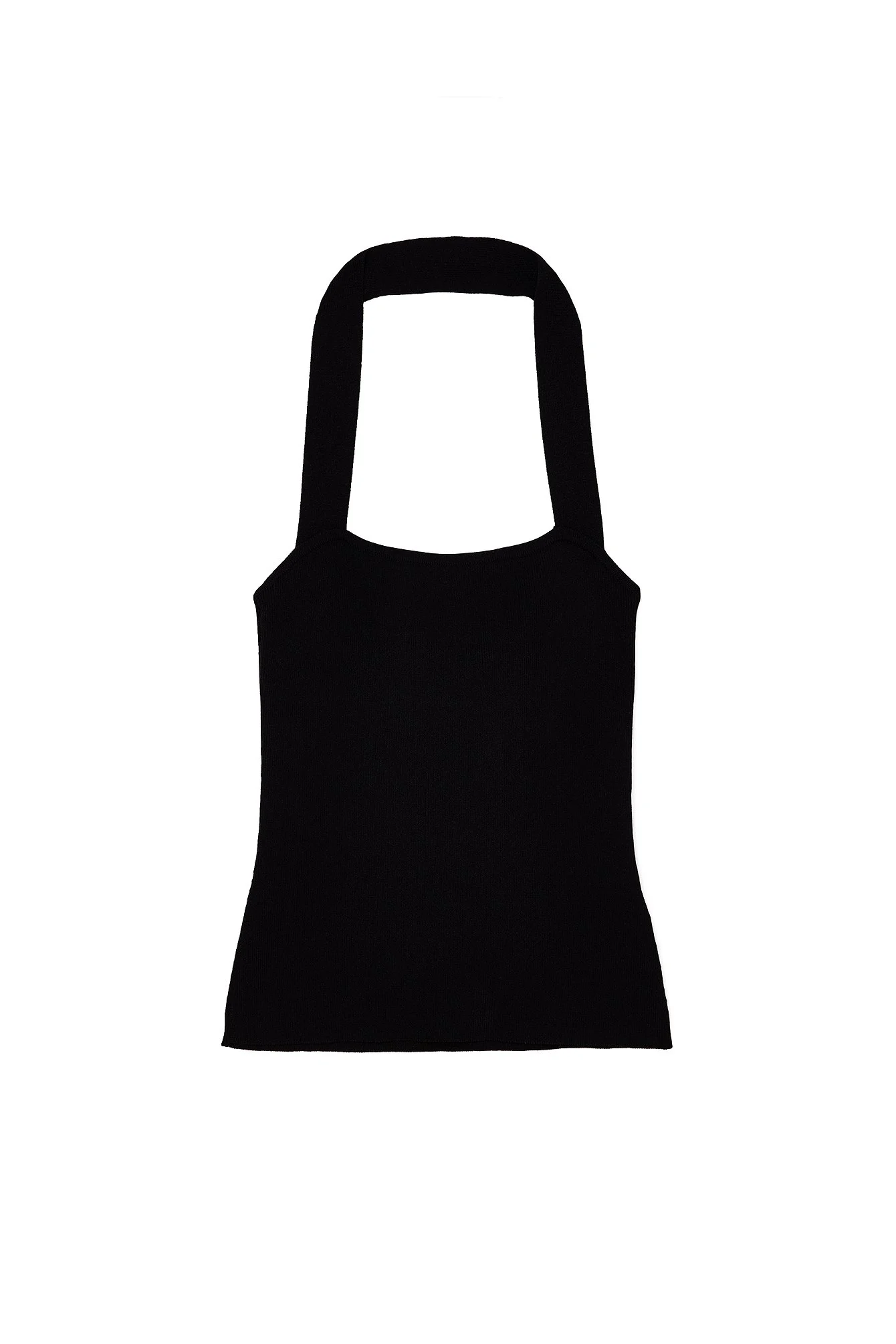 Bandeau-Oberteil mit Nackendetail