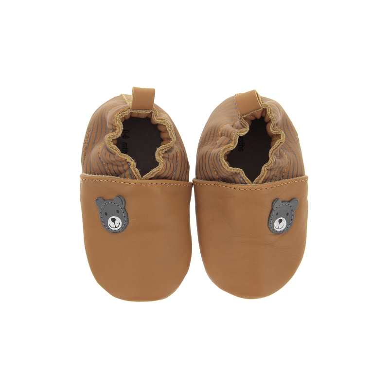 Chaussons cuir tannage vegetal Doubear