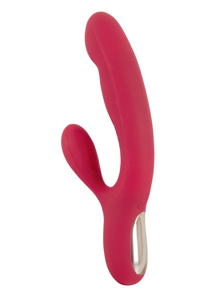 Sweet Smile Rabbitvibrator Thumping Rabbit Vibrator in rot günstig kaufen 21,2 cm