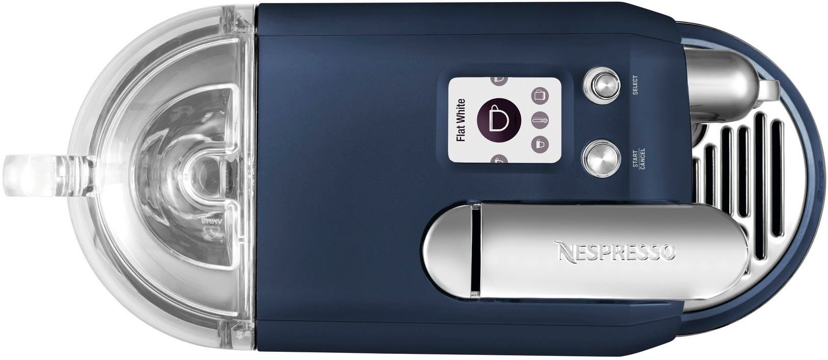 Nespresso Kapselmaschine Creatista Plus SNE800DBL mit Edelstahl-Milchkanne, inkl. Willkommenspaket mit 14 Kapseln
