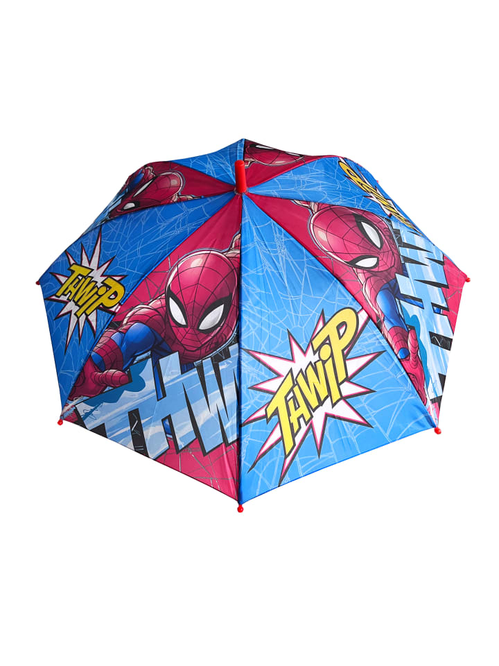 Spiderman Regenschirm in Blau günstig kaufen onesize
