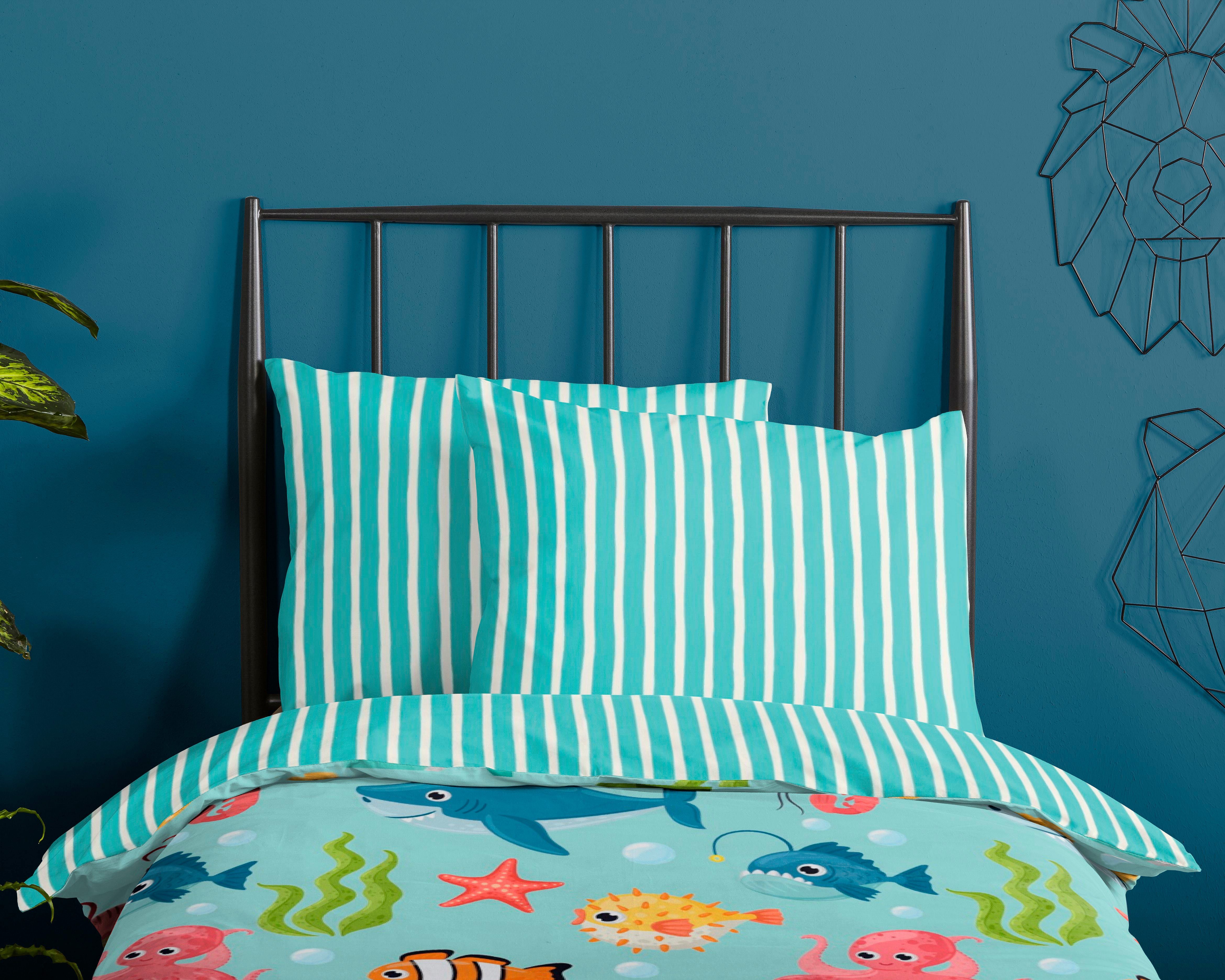 Babybettwäsche Ocean, good morning, Renforcé, 2 teilig, 100% Baumwolle