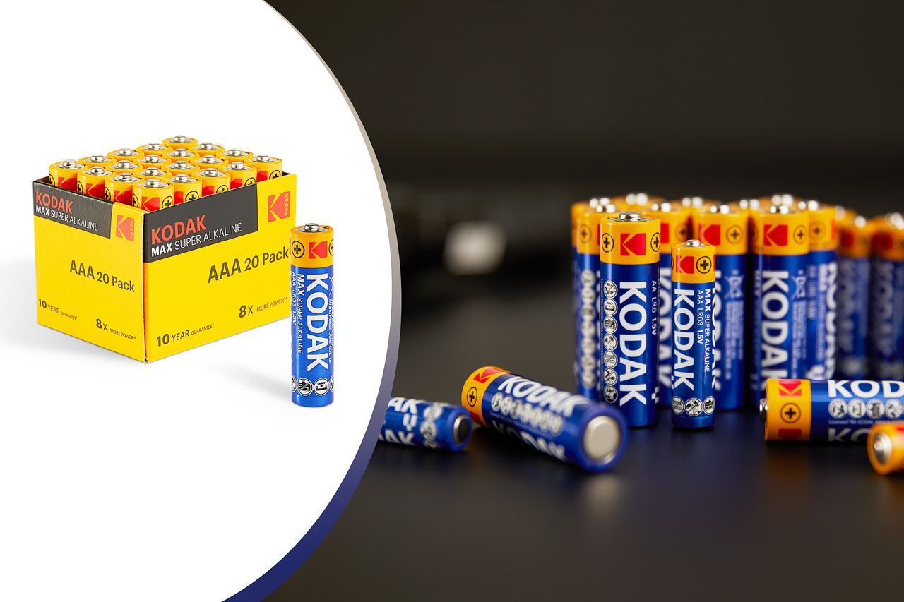 Kodak Kodak MAX Alkaline-Batterien - AAA 20er-Pack