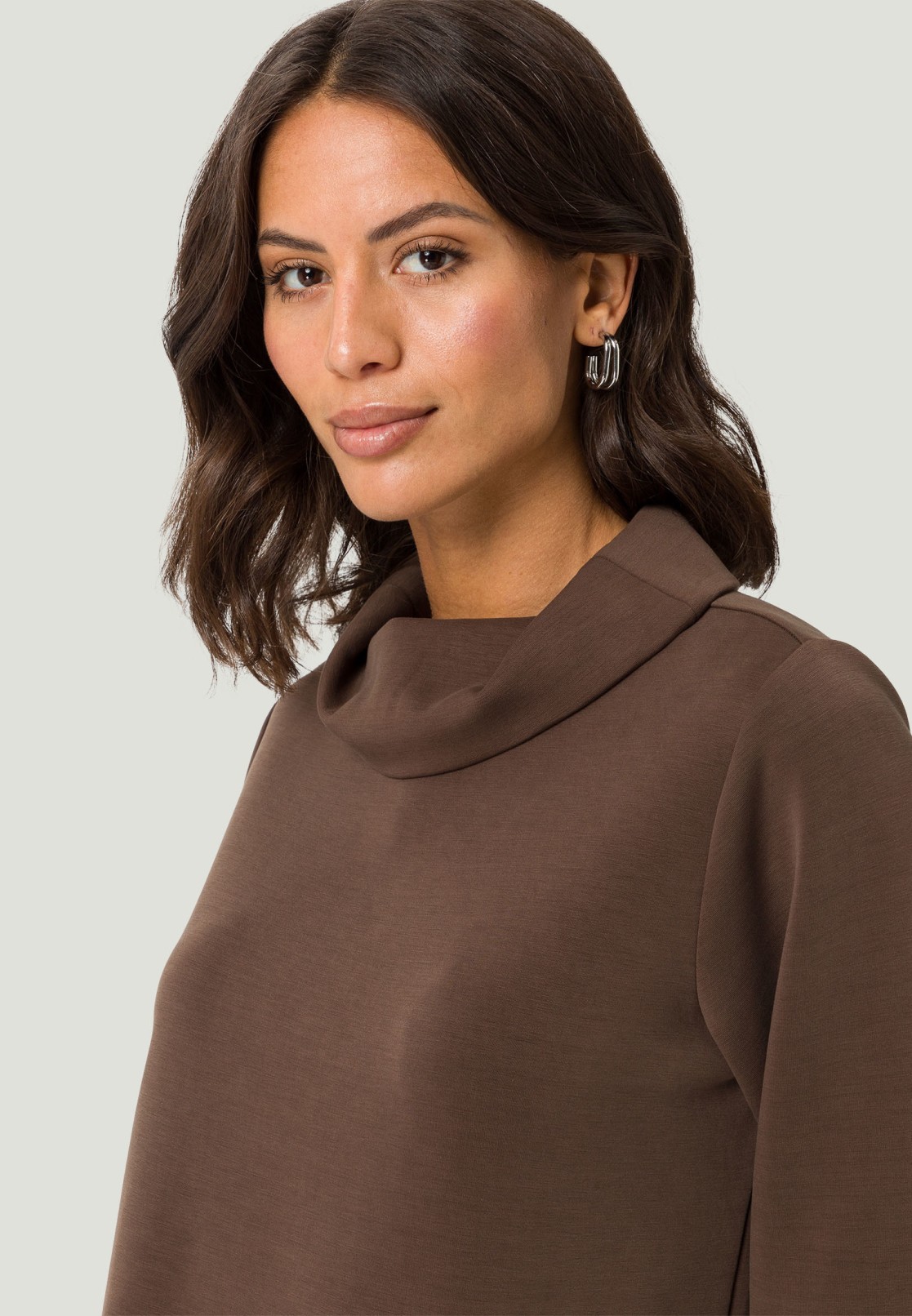 Sweatshirt aus softem Modal Mix