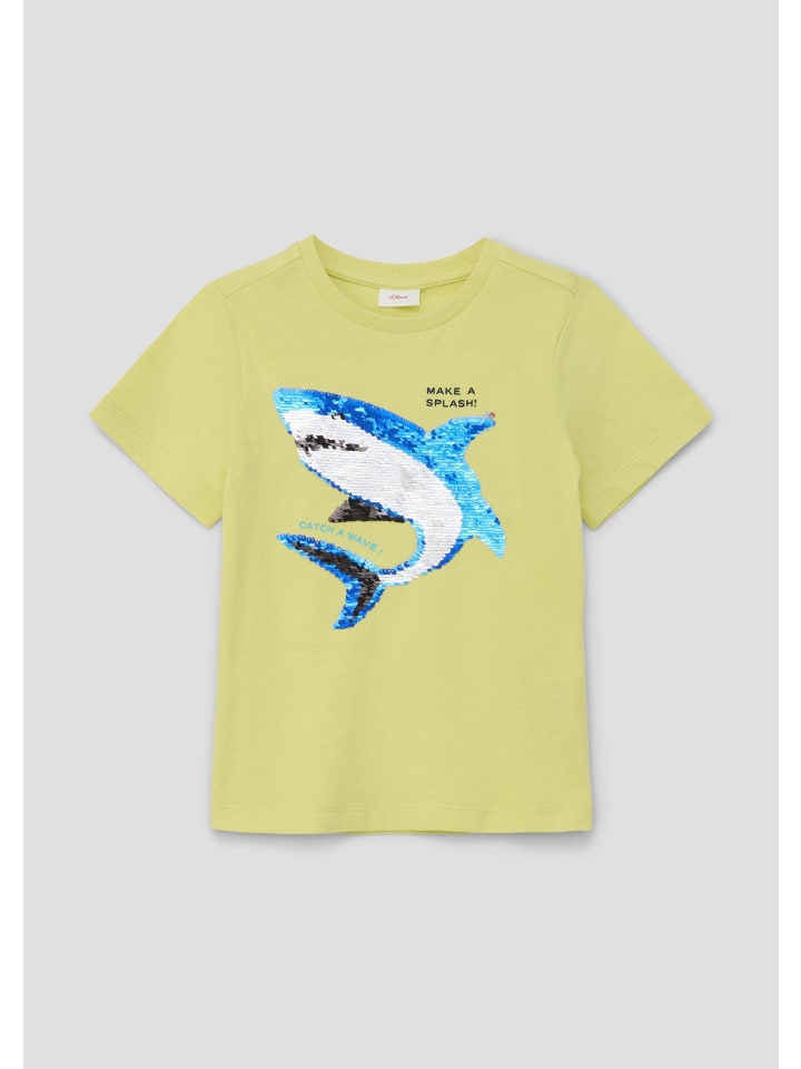 s.Oliver T-Shirt kurzarm in Gelb günstig kaufen