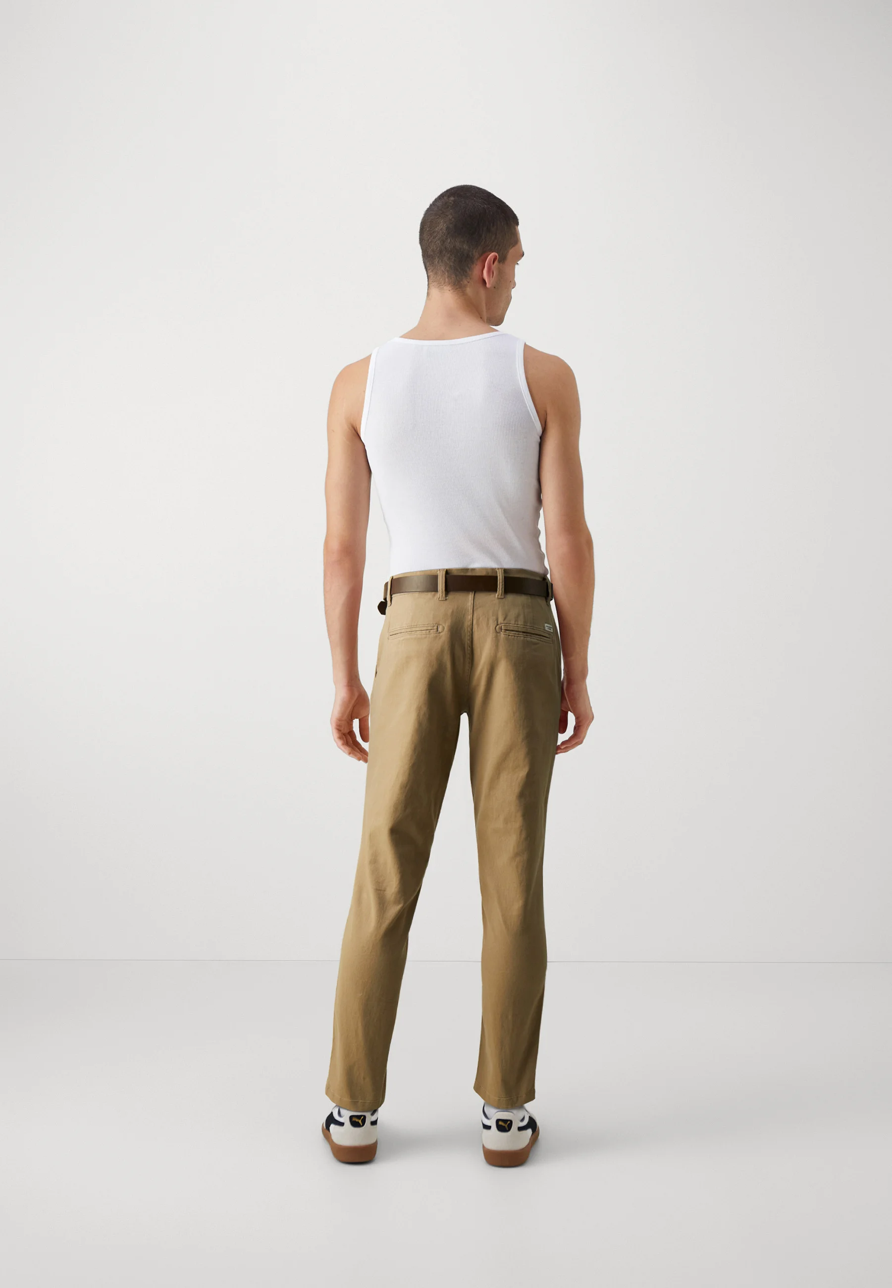 Jack & Jones PREMIUM JPSTMARCO JJDAVE CON CINTURÓN - Chino