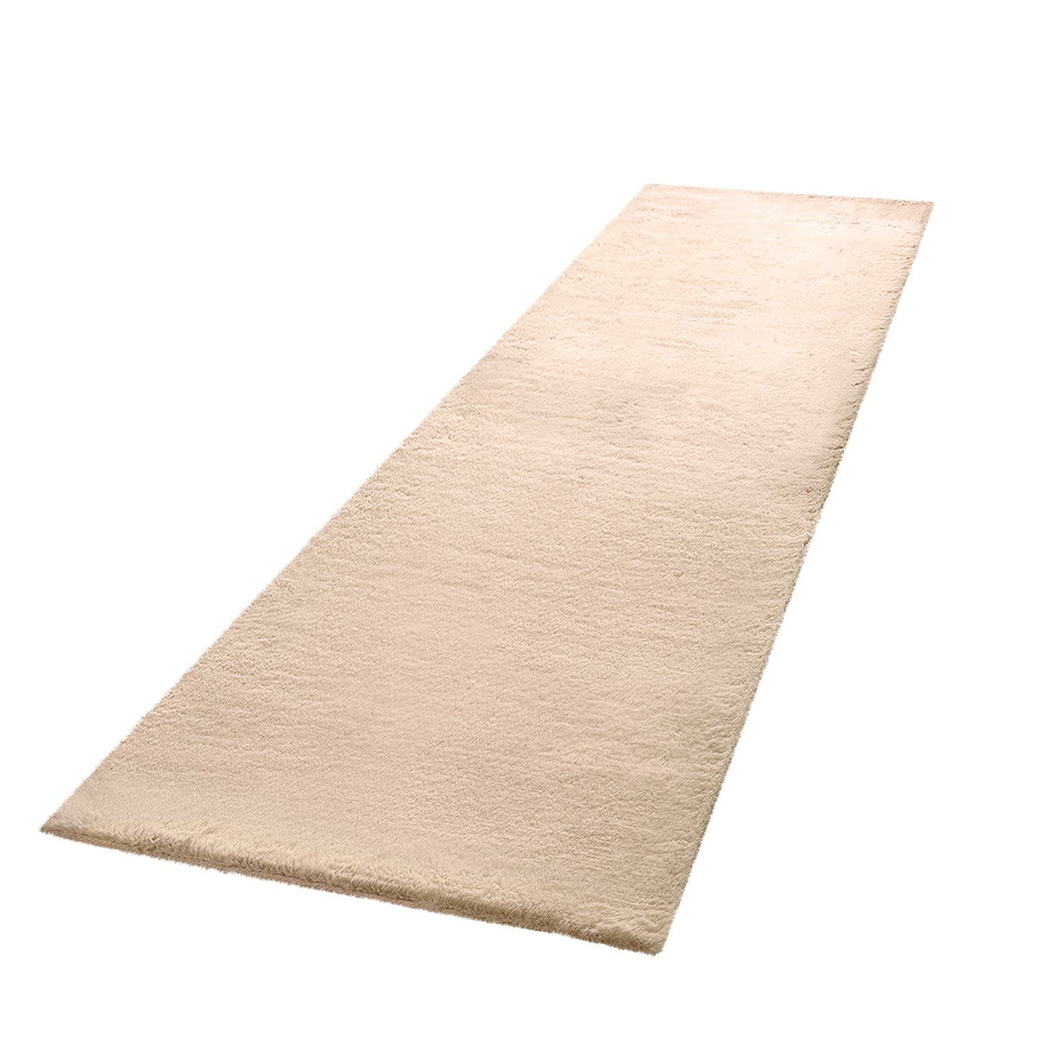 Fellteppich Hochflor Teppich Schlafzimmer Shaggy Kunstfell Flauschig, TT Home, rechteckig, Höhe: 26 mm